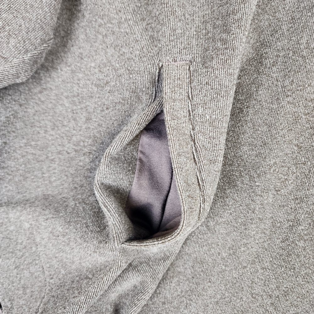 Rae Mode Cozy Brown Pullover Button-Neck Sweatshirt Normcore Athleisure Medium - Picture 3 of 8